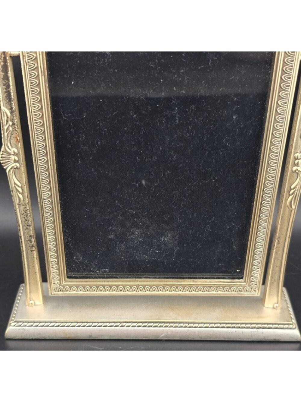 Vintage Victorian Metal Swing Picture Frame Ornate Rose Design - 8" x 5" READ - Picture 5 of 15